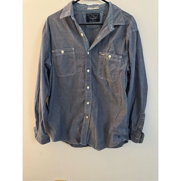 ✨Nautica Men’s Button Down Size L - Picture 1 of 8
